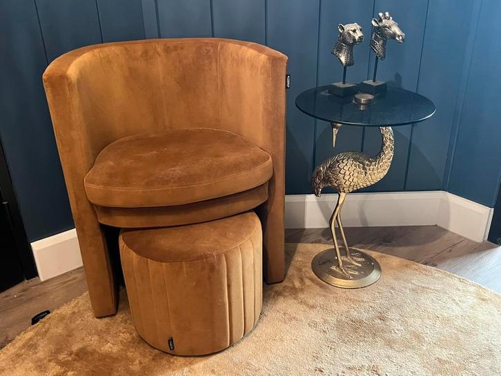 Riverdale Dutchbone, Huis en Inrichting, Fauteuils, Zo goed als nieuw, 50 tot 75 cm, 75 tot 100 cm, Ophalen
