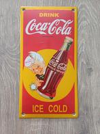 Emaille deurpost Coca-Cola, Verzamelen, Ophalen of Verzenden, Zo goed als nieuw