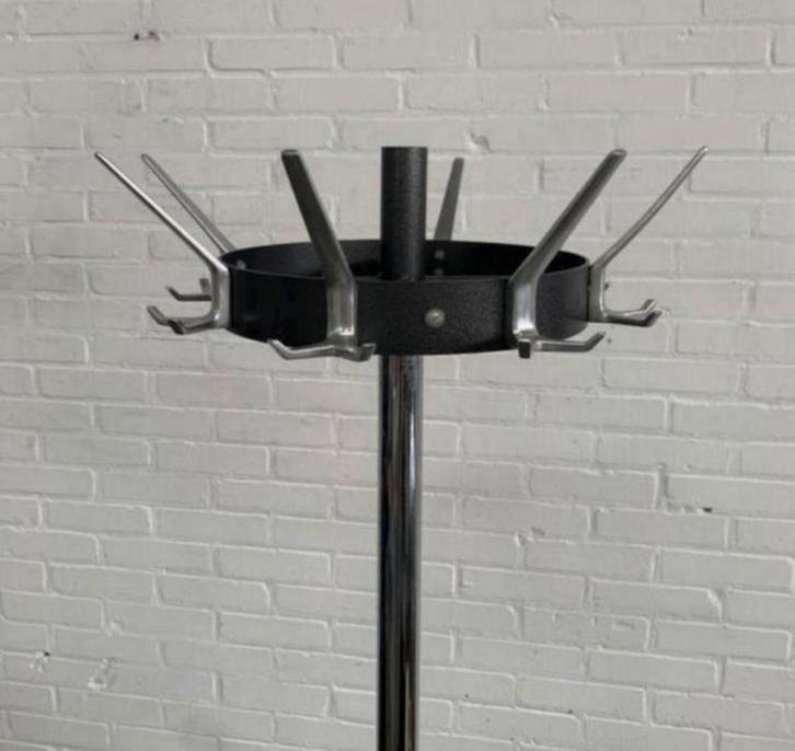Kapstok Chromen Gispen design staande kapstokjaren 70., Huis en Inrichting, Woonaccessoires | Kapstokken, Ophalen of Verzenden