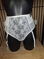 Spierwitte nieuwe slip met afneembare jarretels maat 40, Verzenden, Slip
