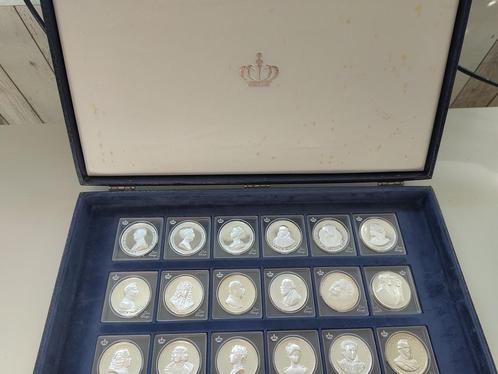 penningset, Leve oranje, ons koningshuis, Postzegels en Munten, Munten | Nederland, Setje, Euro's, Koningin Beatrix, Zilver, Ophalen