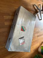 Vintage retro Verlin aluminium reis koffer groot, Ophalen of Verzenden, Gebruikt, Overige instrumenten