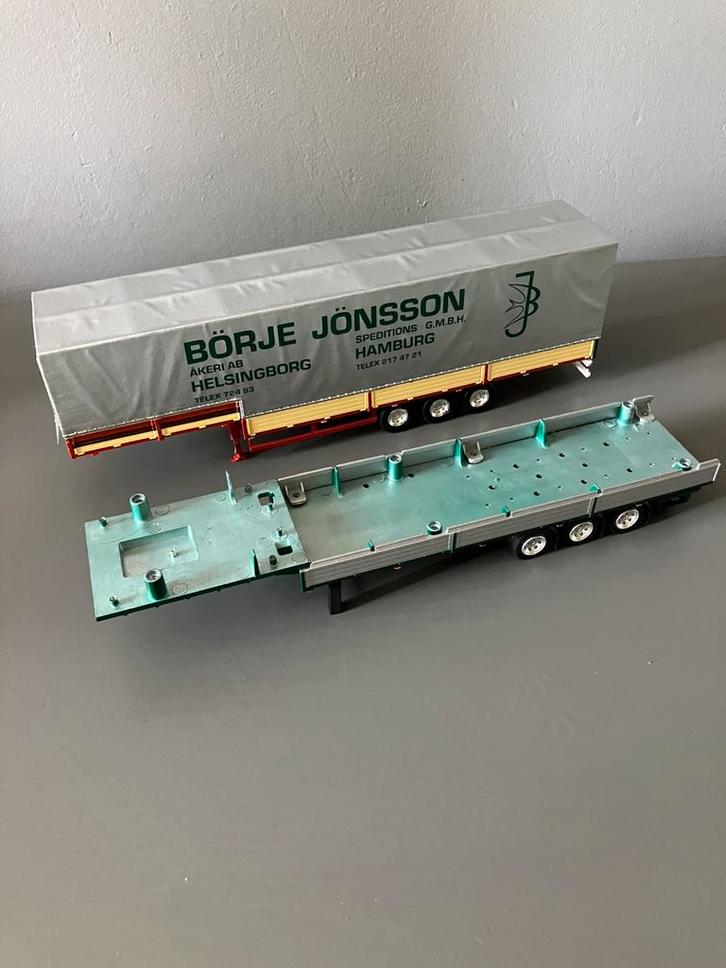 Tekno Borje Jonsson trailer classic onderdelen, Hobby en Vrije tijd, Modelauto's | 1:50, Zo goed als nieuw, Bus of Vrachtwagen