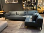Design on stock ploegstof Olive, Verzenden, Hoekbank, 300 cm of meer, 75 tot 100 cm