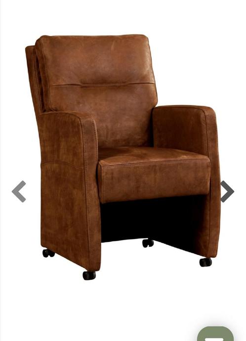 Eetkamerstoelen oo wielen 6x, Huis en Inrichting, Fauteuils, Zo goed als nieuw, Stof, Ophalen