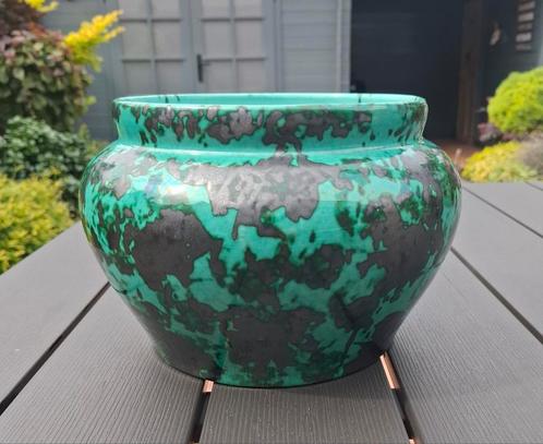 Zeldzaam mooie ESKAF Steenwijk plateel pot, Antiek en Kunst, Antiek | Keramiek en Aardewerk, Ophalen of Verzenden