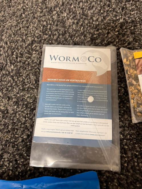 3x mestonderzoek Worm & Co, Dieren en Toebehoren, Paarden en Pony's | Overige Paardenspullen, Nieuw, Overige soorten, Ophalen of Verzenden