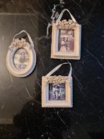 3 kleine fotolijstjes., Huis en Inrichting, Overige materialen, Minder dan 50 cm, Ophalen of Verzenden, Zo goed als nieuw