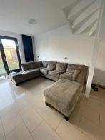 L-shaped sofa with ottoman bench, Huis en Inrichting, Ophalen, Gebruikt, 300 cm of meer, L-shape