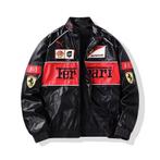 Leather Ferrari Racing Jacket F1, Verzamelen, Automerken, Motoren en Formule 1, Verzenden, Zo goed als nieuw, Formule 1