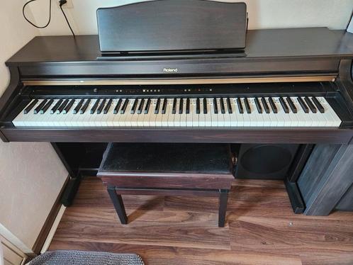 Roland Piano, Muziek en Instrumenten, Piano's, Gebruikt, Zwart, Ophalen
