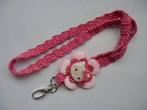 Gehaakt keycord Hello Kitty (roze), Ophalen of Verzenden, Nieuw