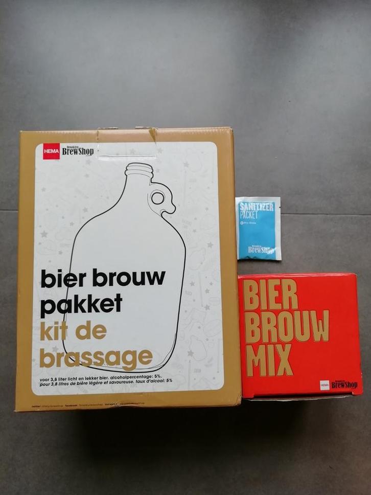bierbrouw pakket compleet, Hobby en Vrije tijd, Overige Hobby en Vrije tijd, Zo goed als nieuw, Ophalen of Verzenden
