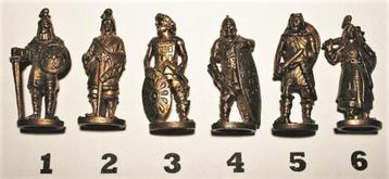 39ko-Ferrero kinder surprise metal Historische krijgers beschikbaar voor biedingen