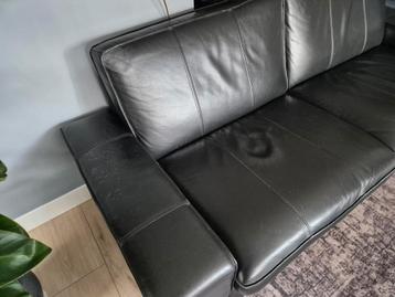 Kivik ikea zwart leren bank - afbeelding 5