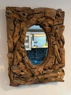 Grote spiegel van drijfhout PTMD, Huis en Inrichting, Woonaccessoires | Spiegels, Ophalen of Verzenden, Zo goed als nieuw, Rechthoekig