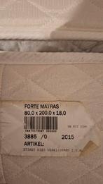 2x Eenpersoonsmatras - Forte Matras 80x200, Huis en Inrichting, Ophalen of Verzenden, Gebruikt