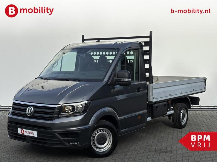 Volkswagen Crafter 35 2.0 TDI Automaat L3 Laadbak Highline P, Auto's, Bestelauto's, Bedrijf, Te koop, ABS, Airbags, Airconditioning