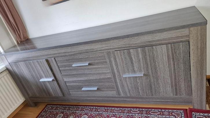 Meubelset – dressoir, tv-kast en salontafel, Huis en Inrichting, Kasten | Dressoirs, Zo goed als nieuw, 200 cm of meer, 25 tot 50 cm