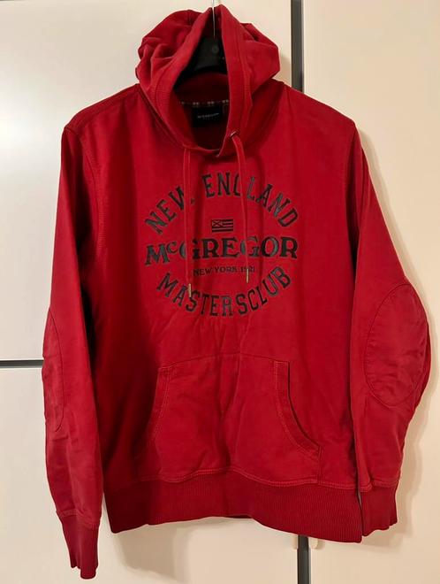 McGregor Hoodie Maat M 100% Katoen, Kleding | Heren, Truien en Vesten, Gedragen, Maat 48/50 (M), Rood, Ophalen of Verzenden