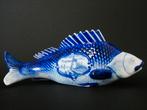 1 Porseleinen koikarper vis schaal / kom met Delfts blauw, Ophalen of Verzenden