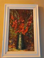Mooi kunst schilderij bloemen, Antiek en Kunst, Ophalen of Verzenden