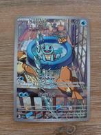 Full Art Squirtle pokemon kaart SCR, Ophalen of Verzenden, Zo goed als nieuw, Losse kaart