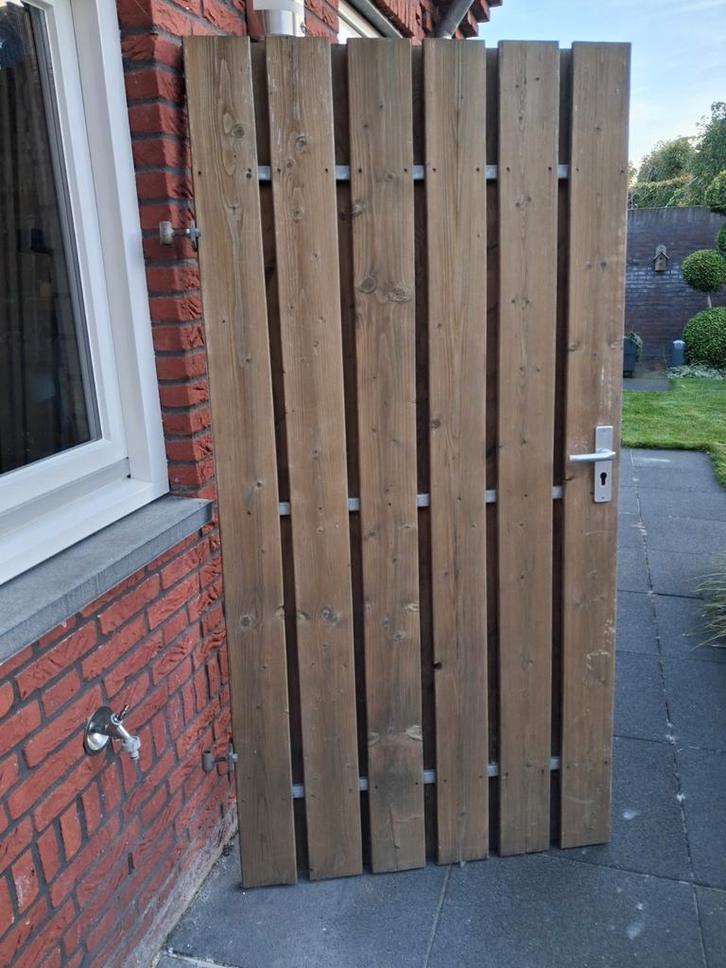 Grenen Tuinpoort Geïmpregneerd 1.00x2.00m, Tuin en Terras, Tuinpoorten, Ophalen