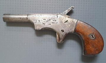 Antiek Belgisch .22 Short derringer zak pistool zwartkruit  beschikbaar voor biedingen