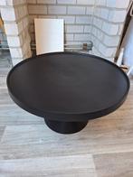 Zuiver Floss Salontafel Rond 60 cm Zwart, Huis en Inrichting, Tafels | Salontafels, Ophalen, 50 tot 100 cm, Rond, 50 tot 100 cm