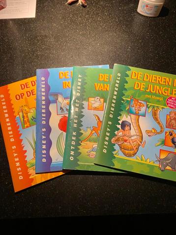 4 Disney’s dierenwereld boekjes beschikbaar voor biedingen
