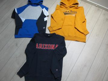 3 leuke Hoodie Shirts 170 176 samen €15.00 Today One Team JJ beschikbaar voor biedingen