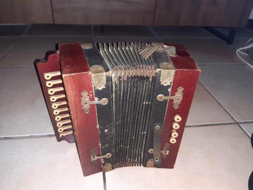 Trekharmonica oud vintage, Muziek en Instrumenten, Accordeons, Gebruikt, Overige merken, Ophalen