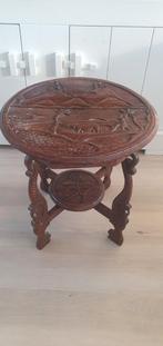 Indonesische Bijzettafel met Houtsnijwerk, Ophalen