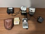 Diverse vintage lichtmeters en flitsers, Audio, Tv en Foto, Fotografie | Flitsers, Ophalen of Verzenden, Gebruikt