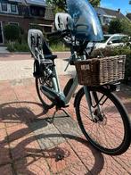 Gazelle C7 Bloom Olive Green + Kinderzitjes, Fietsen en Brommers, Elektrische fietsen, 51 tot 55 cm, Ophalen, Gebruikt, Gazelle