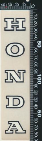 Sticker: Honda (27), Ophalen of Verzenden, Zo goed als nieuw, Auto of Motor