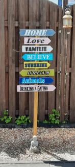 Trendy Strand Wegwijsborden – Handgemaakt naar uw idee, Info@rwhoutidee.nl, Nieuw, Ophalen of Verzenden, RW Houtidee Houten Huis Tuin Cadeau Artikelen UNIEK met de Handgemaakt