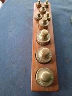 Te koop gewichten koper met gewicht keuren, Antiek en Kunst, Ophalen of Verzenden