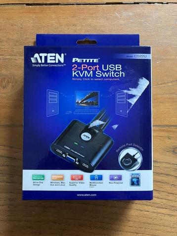 KVM-switch Aten CS22U  beschikbaar voor biedingen
