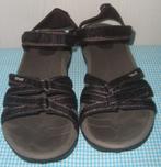 Maat 41 TEVA sandalen zwart met zilver Nette staat!, Zwart, Teva, Gedragen, Sandalen of Muiltjes