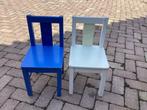 Stoeltje ikea  kritter wit blauw kinderstoel, Ophalen, Gebruikt, Stoel(en)