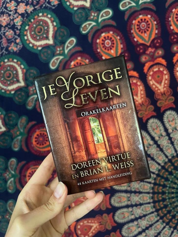Je Vorige Leven Orakelkaarten door Doreen Virtue, Boeken, Esoterie en Spiritualiteit, Zo goed als nieuw, Overige typen, Tarot of Kaarten leggen