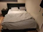 Ikea bed, Ophalen, Wit, Tweepersoons, 140 cm