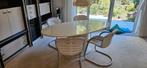 ovale eettafel met 4 stoelen, Ophalen