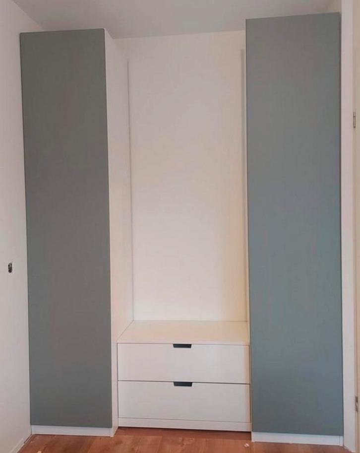 IKEA Pax deur - grijs groen, Huis en Inrichting, Kasten | Kledingkasten, Gebruikt, 200 cm of meer, 50 tot 100 cm, 50 tot 75 cm