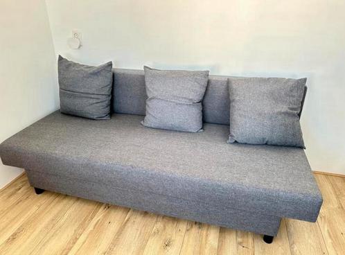 IKEA ASARUM slaapbank met opbergruimte, Huis en Inrichting, Slaapkamer | Slaapbanken, Zo goed als nieuw, 190 cm of minder, Tweepersoons
