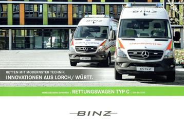 Folder Binz - Mercedes Sprinter Rettungswagen Typ C (2015) beschikbaar voor biedingen
