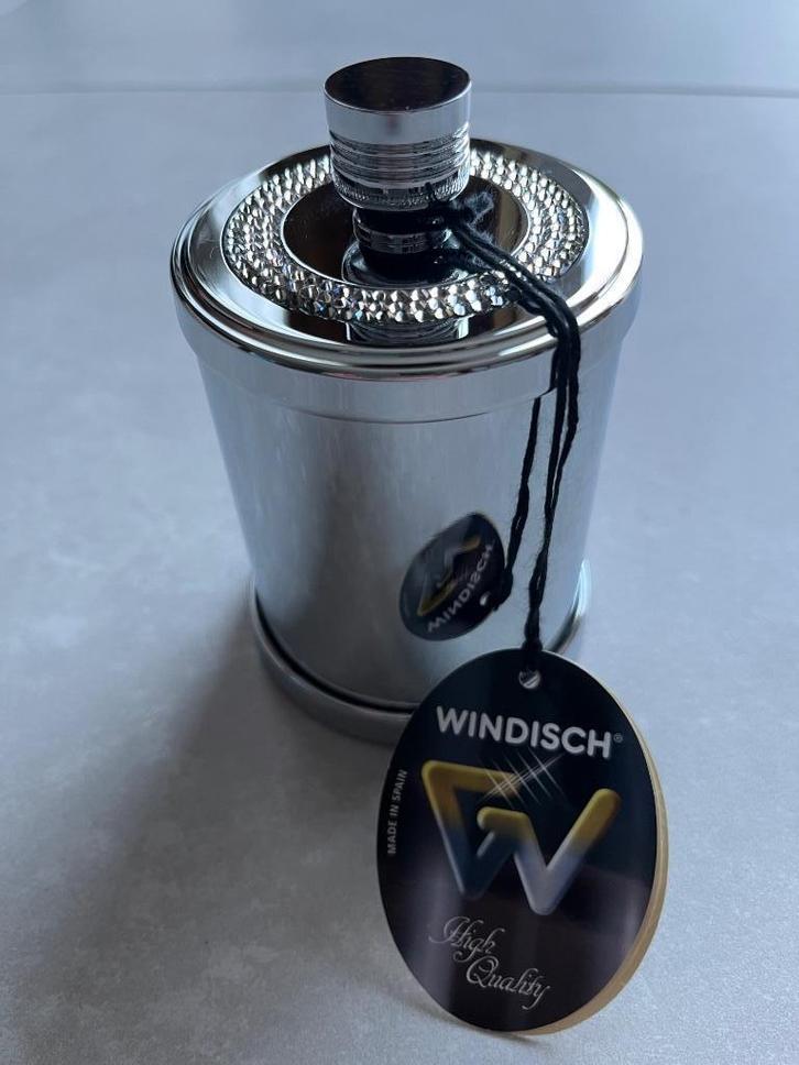 Windisch wattenstaafjeshouder met swarovski elementen zilver, Huis en Inrichting, Badkamer | Badtextiel en Accessoires, Nieuw