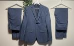 H&M slim fit heren pak blauw maat 48 met extra broek 46, Kleding | Heren, Kostuums en Colberts, Blauw, Ophalen of Verzenden, Zo goed als nieuw